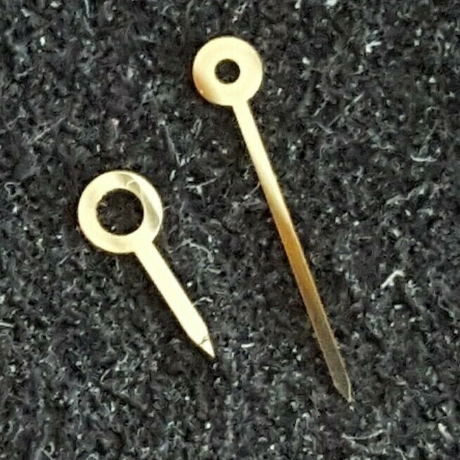 Omega Caliber 1458 and 1459 Gold Plated Hour and Minute Hands
