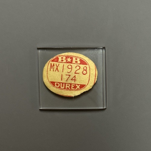 B&B DUREX Watchmaker Rectangle Watch Thick Crystal Part #MX1928 #174 Bulova NOS