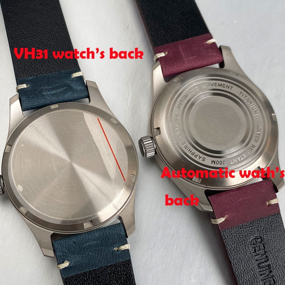 New 20ATM Titanium Diver Men’s Watch Case Strap For NH35 Miyota 8215 PT5000 VH31
