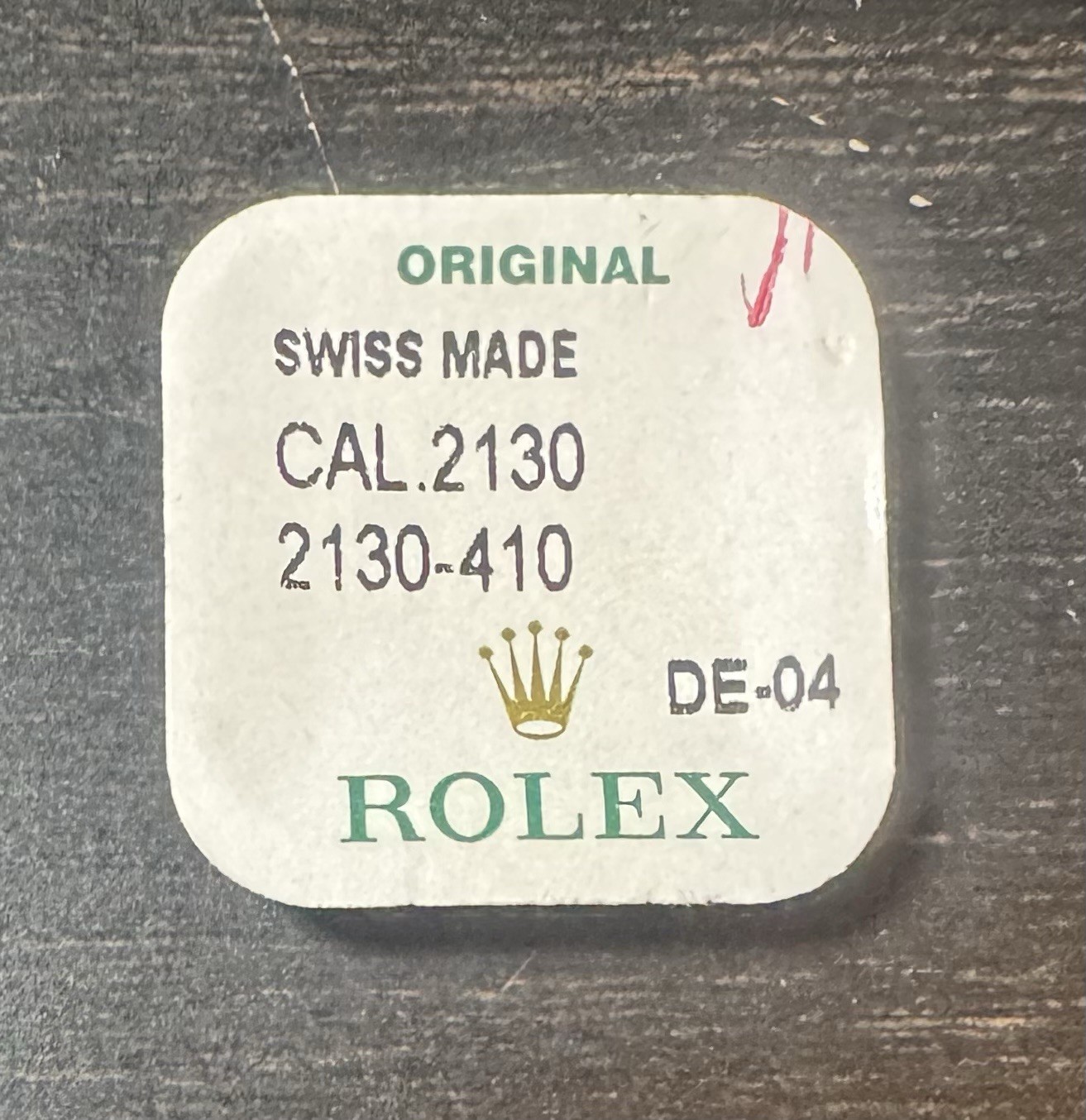 Rolex Cal. 2130 Part 410 Escape Wheel 2130-410