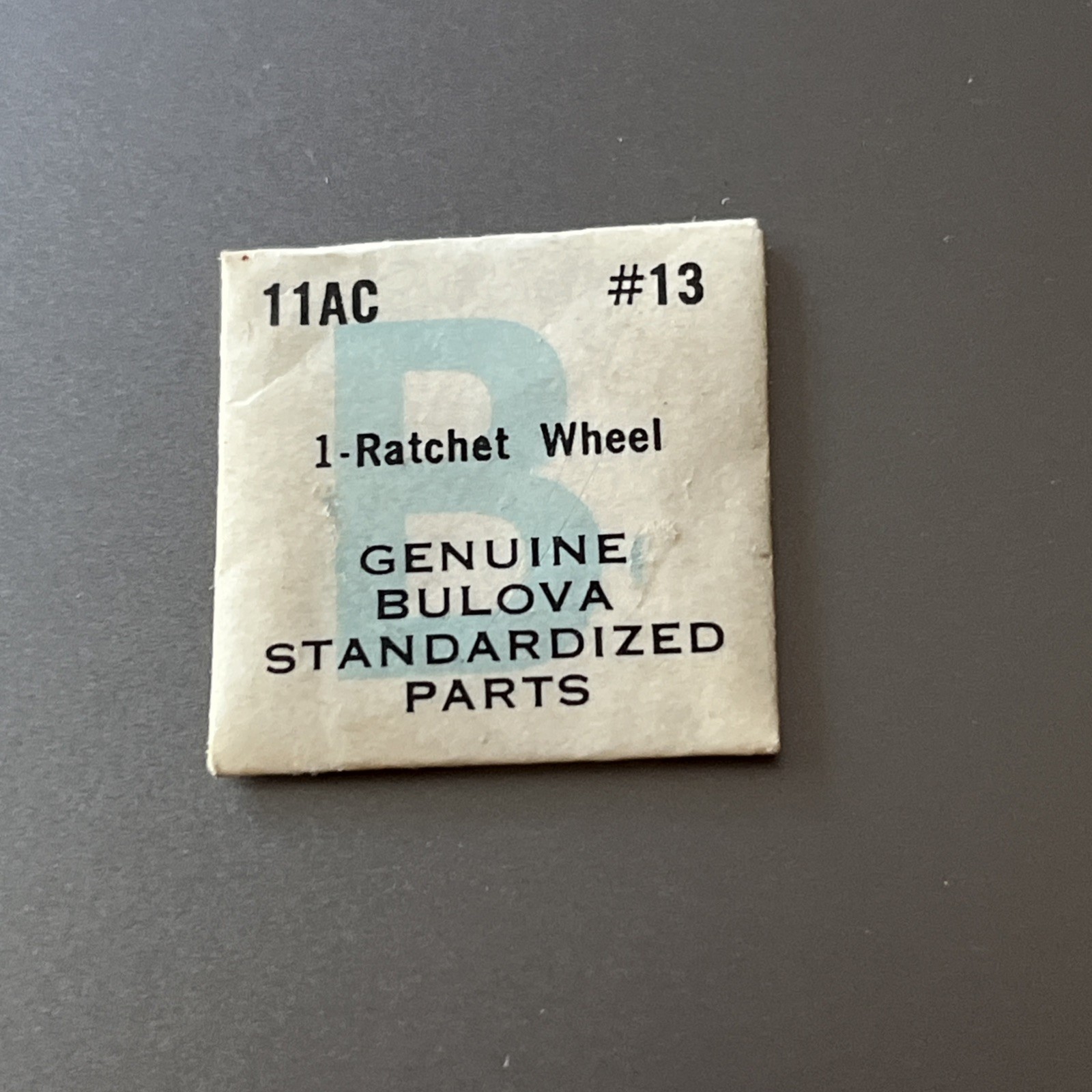 Bulova Watch Movement Part 11AC #13 Ratchet Wheel