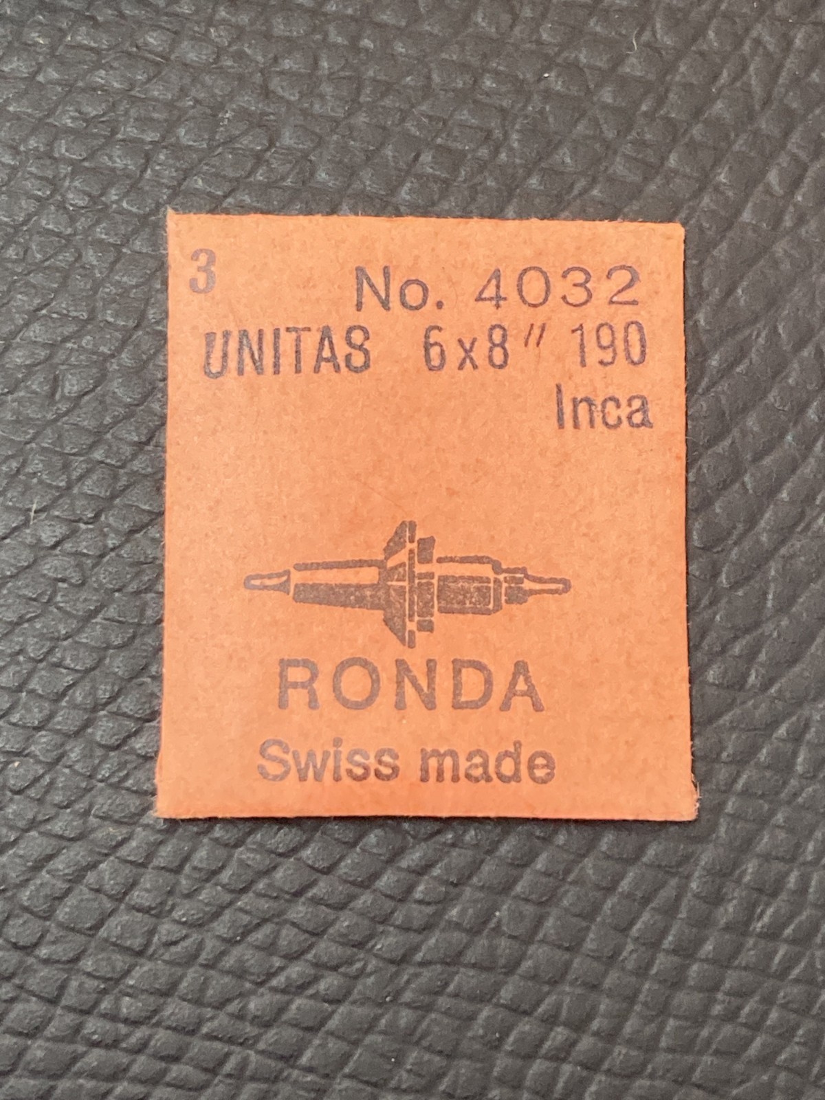 UNITAS 190 RONDA #4032 Sealed Pack of 3 Balance Staffs