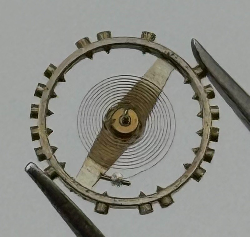 FHF 60 Balance Wheel Complete And Spring 6¾-8’’’ 200 M Watch Movement Parts NOS