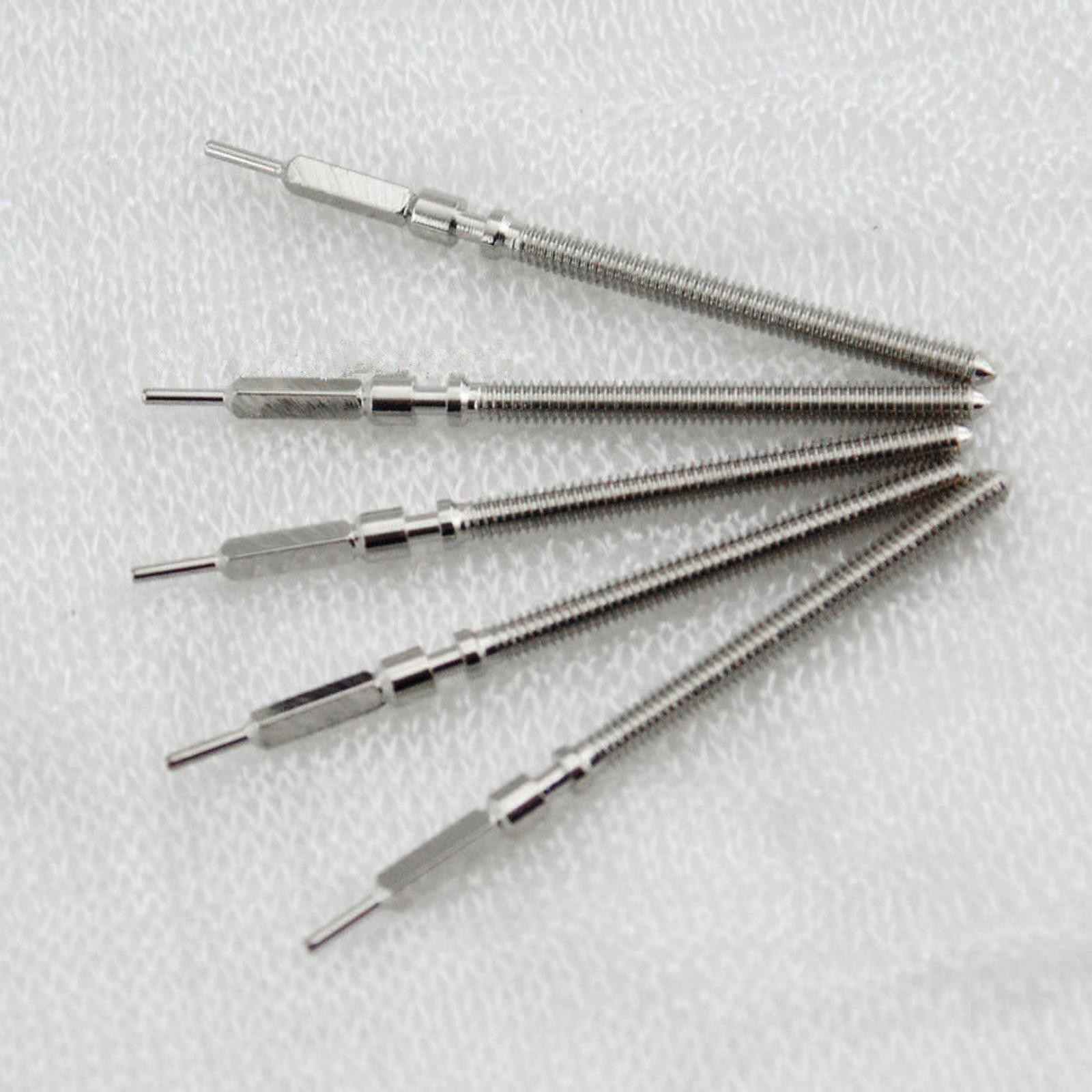 5Pack Watch Winding Stem Adjust Rod Bar For Seagull ST36 ETA 6497 6498 Movement