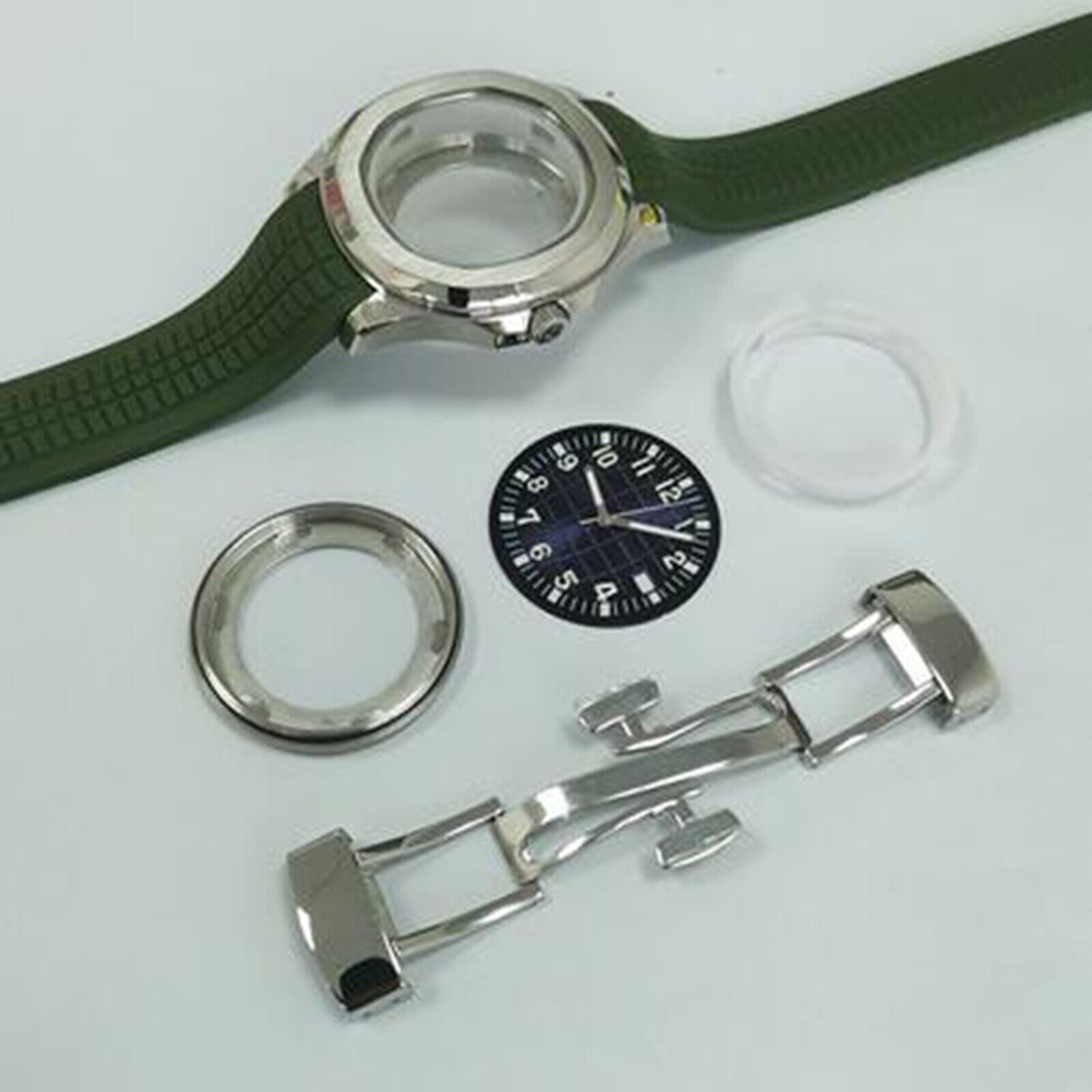 Watch Case Dial Hands Strap Accessories for NH35/36/4R/7S Movement
