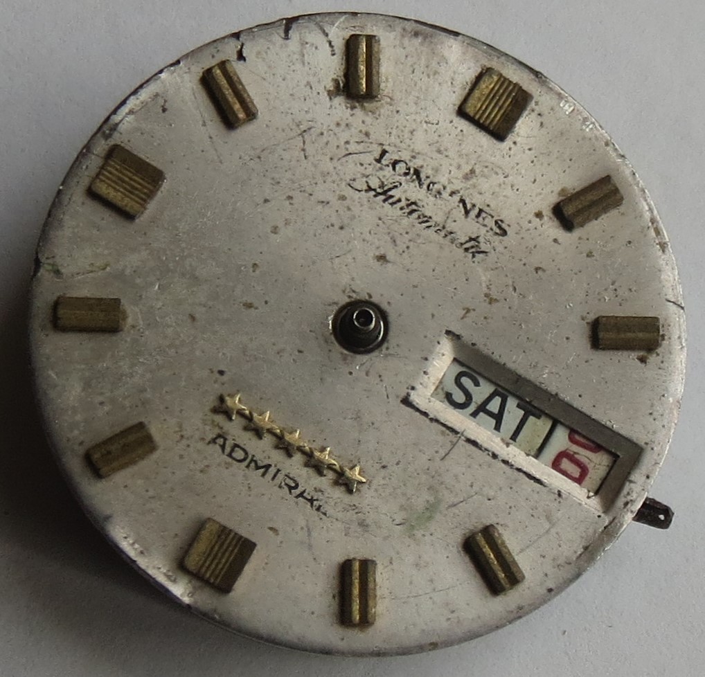 Longines Admiral automatic day & date mens wristwatch movement & dial cal. 507