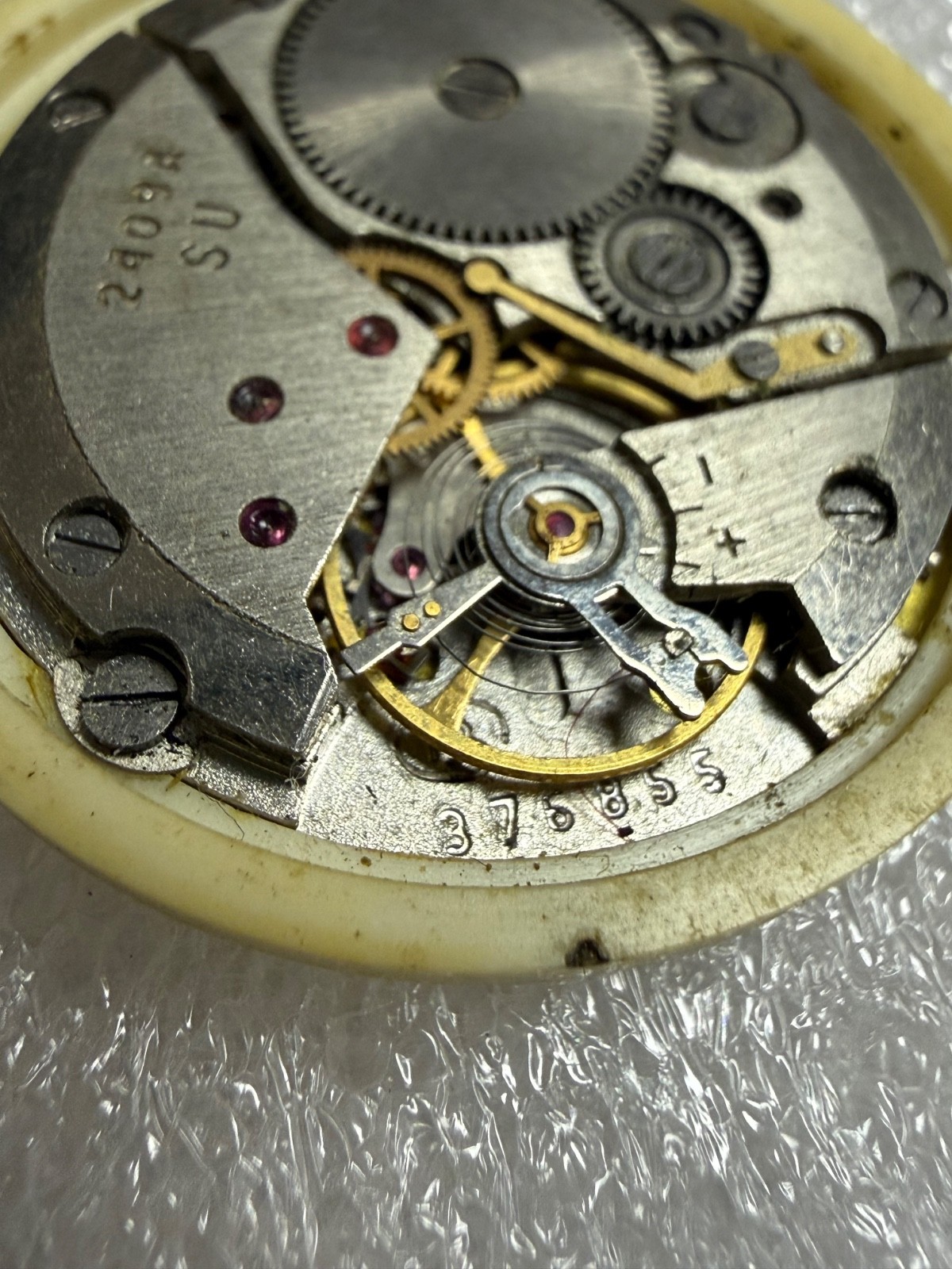 Watch movement USSR Vostok Cal.2409A plus Dial.For parts.