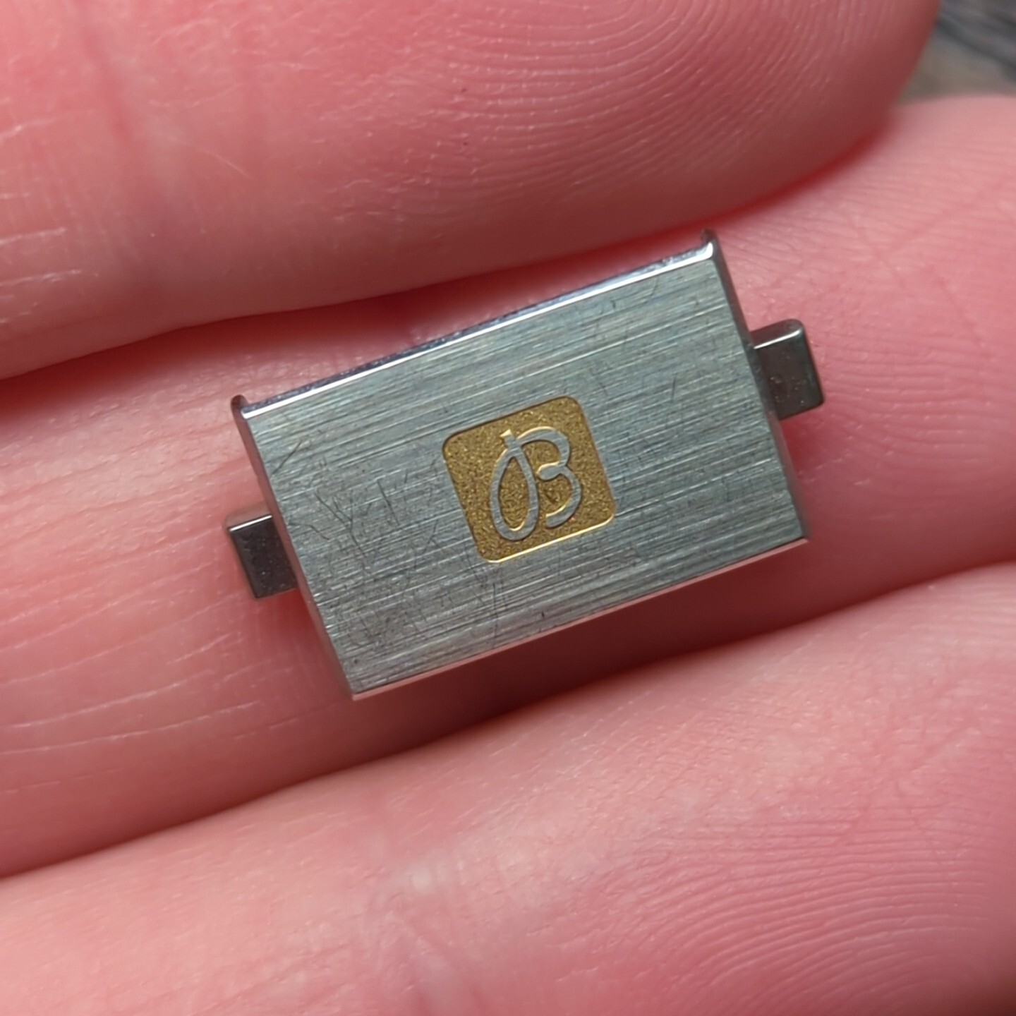 Breitling – Used Watch Bracelet Clasp Part for Unknown Bracelet 16mm (A48)