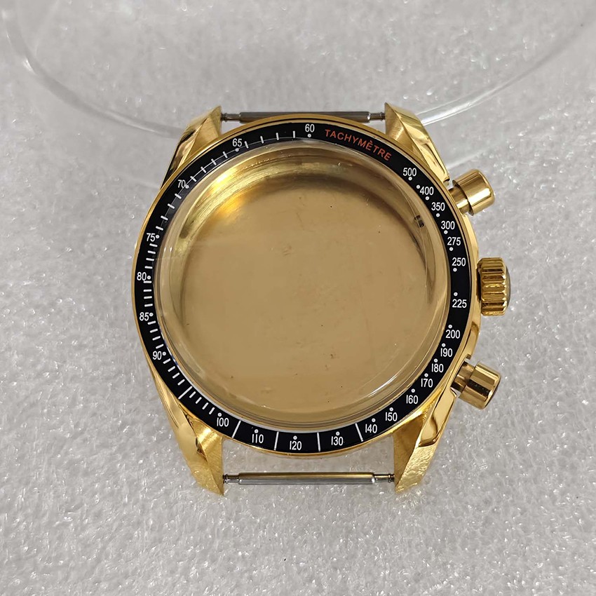 Rose Gold Quartz Watch 40mm Stainless Steel Case for Japan VK63 Movement