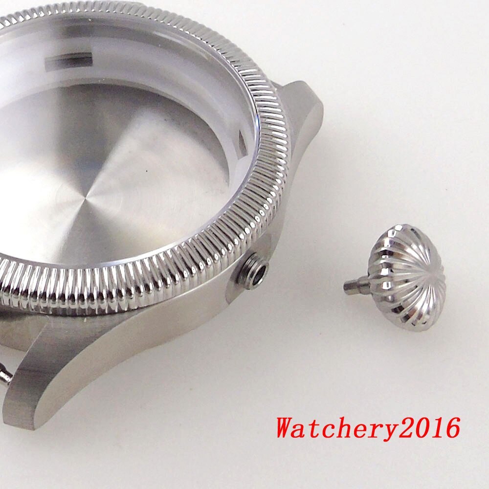 39mm Tandorio Sapphire Glass Watch Case 33.5mm Dial For NH35 NH35A 2824 PT5000