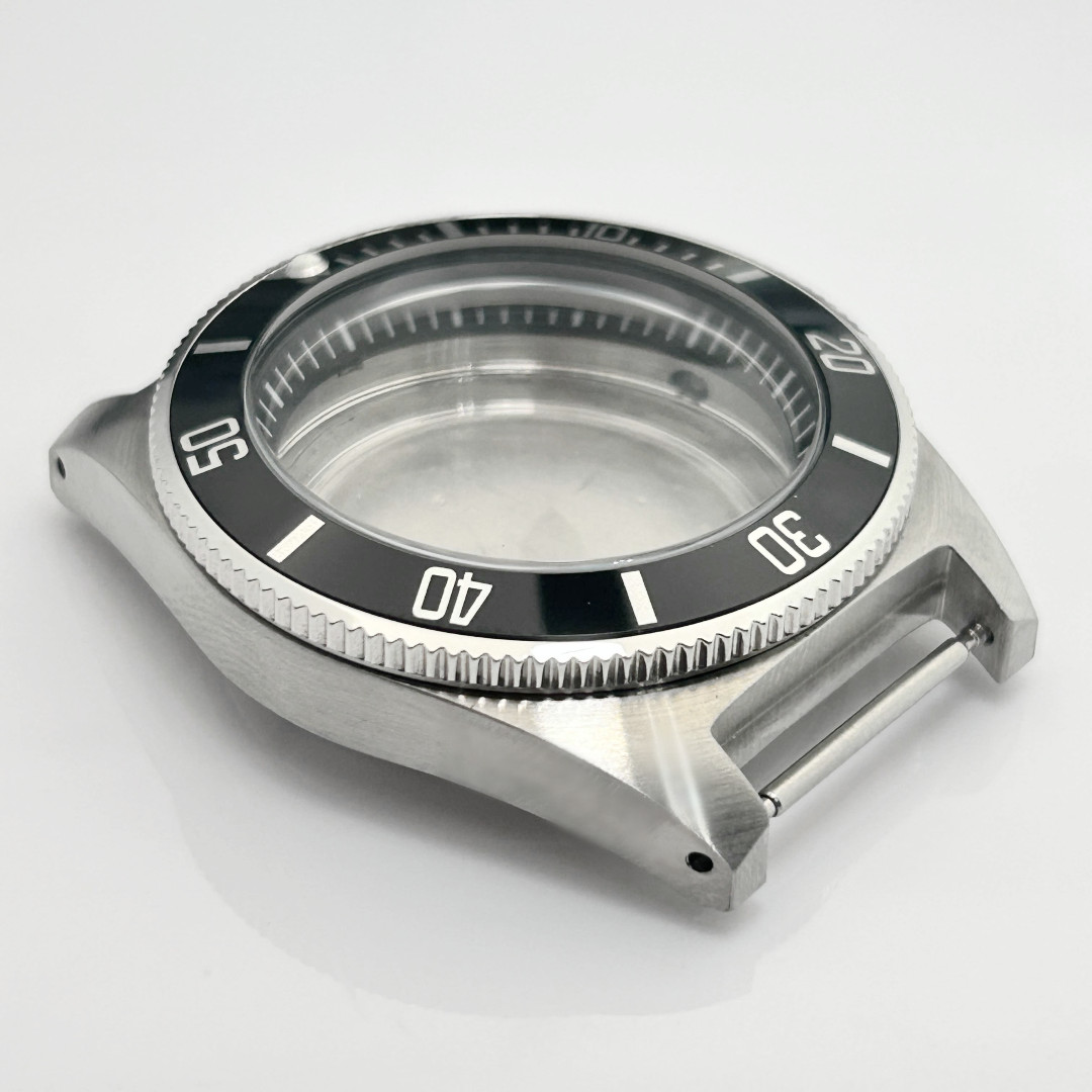 Sapphire Glass Watch Case 40mm Fit NH34 NH35 NH36 Water Resistance Drilled Lugs