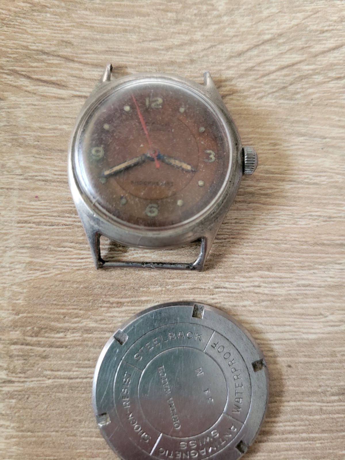 Lot Military Camy,orfina , Starina ,mechanic Movement,vintage For Parts