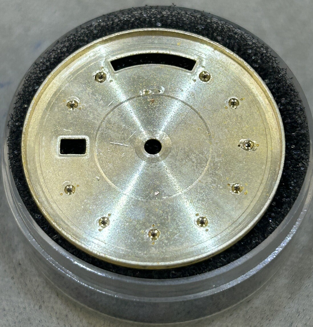 Rolex NonQuick President DayDate Custom Yellow Diamond Dial Model 1803