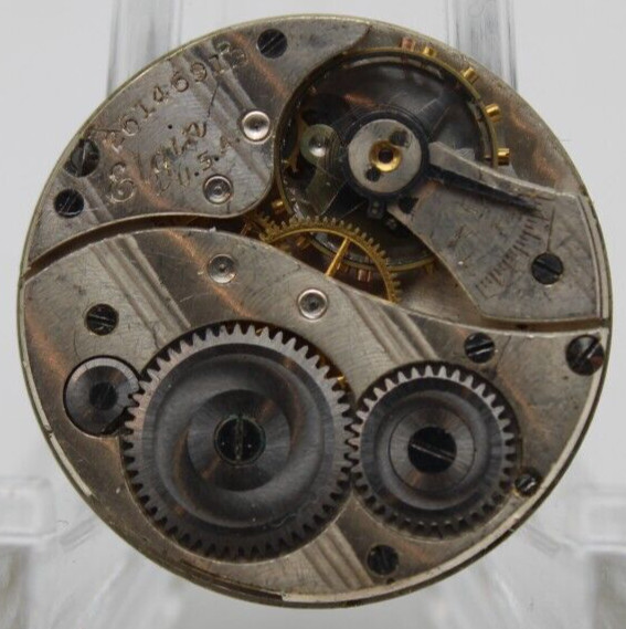 1924 ELGIN POCKET WATCH MOVEMENT 26146913 GRADE 431 6/0s 7j (DT)