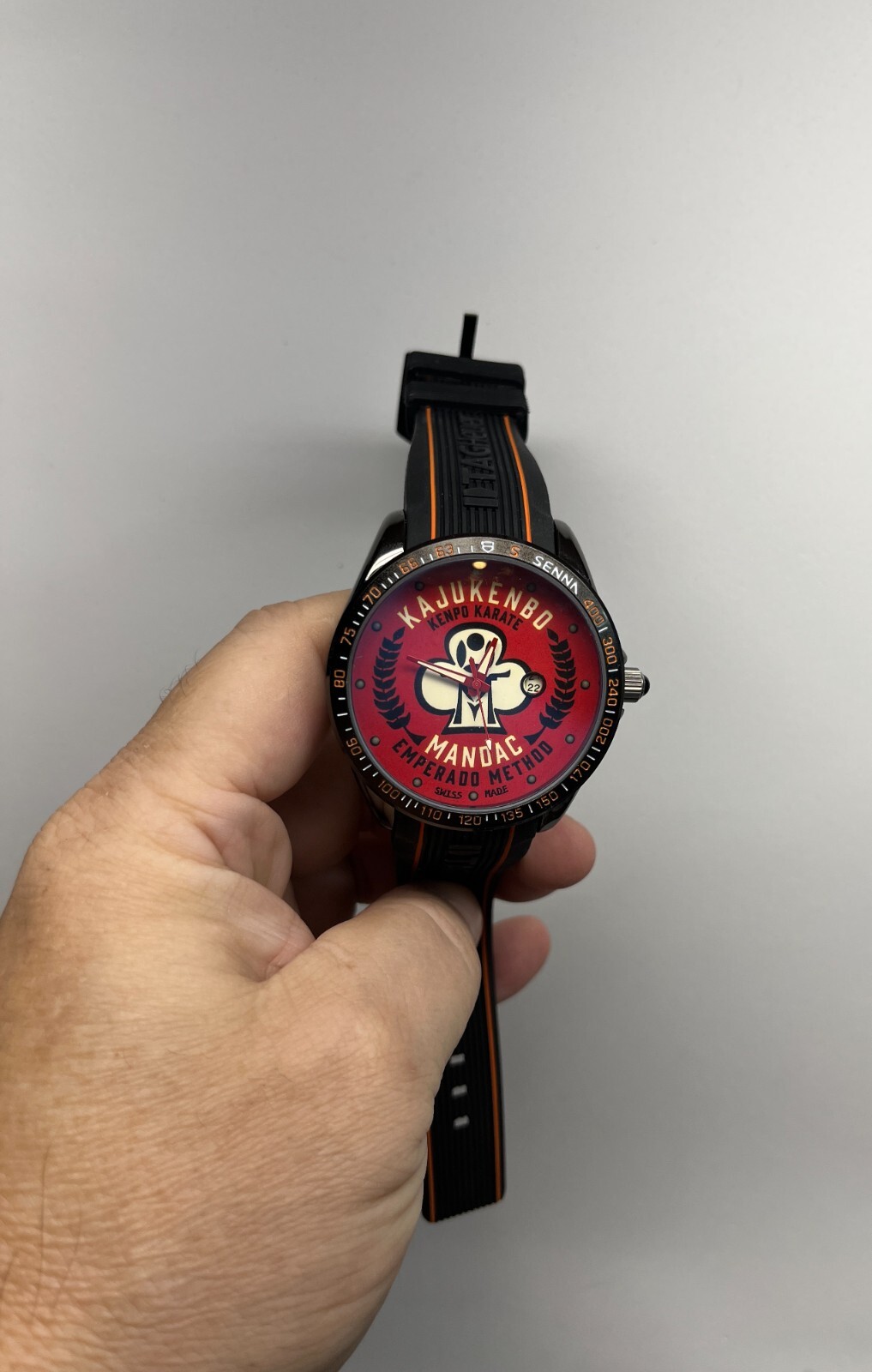 Watch Dial Swiss Made logo emblem MOD steel with adhesive Indexes Indices Parts