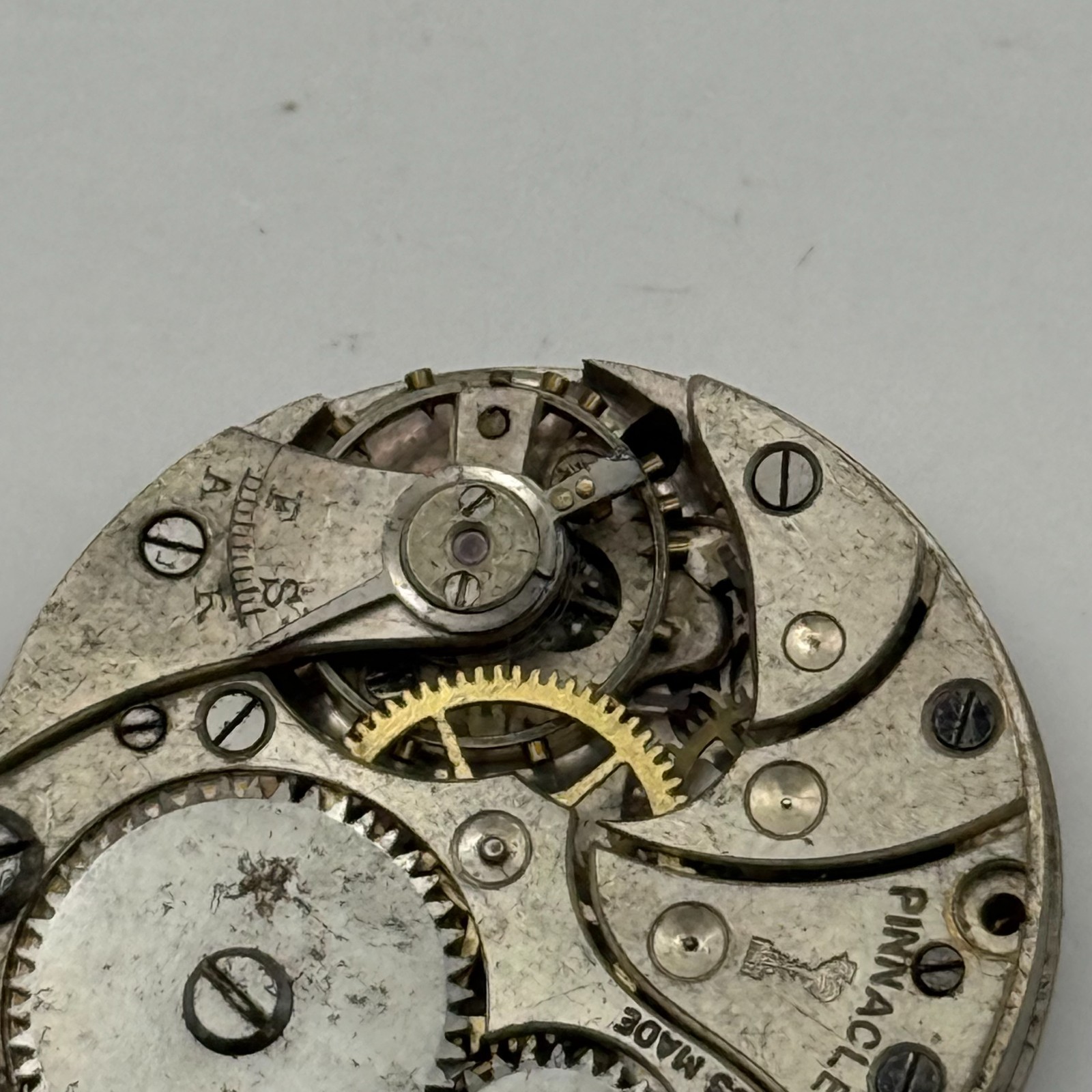 Pinnacle Trench Watch Movement Sub Seconds Red 12 Swiss Manual Wind Parts 28.8mm