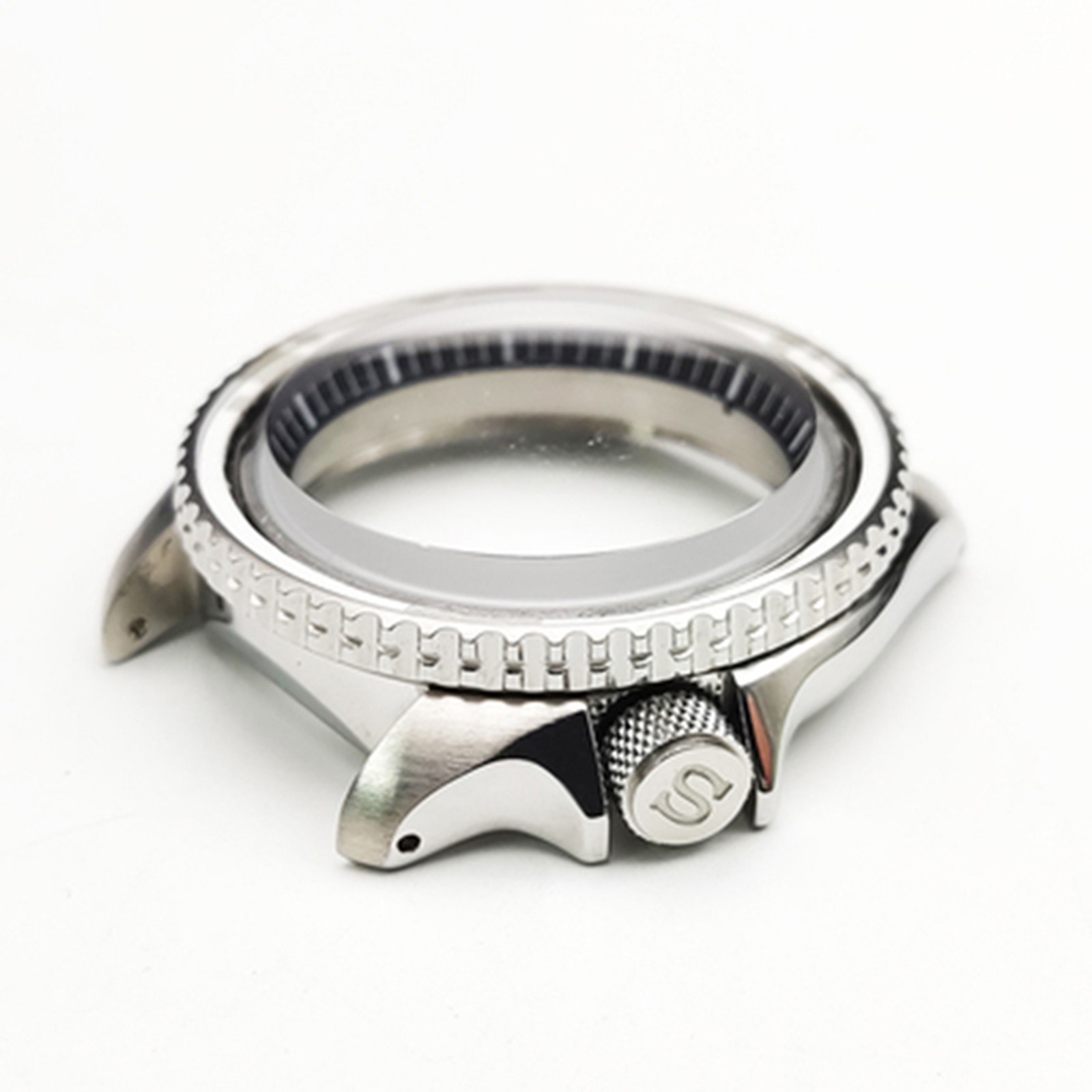 42MM Sapphire Glass Watch Case SKX007 for NH35/NH36/4R Movement Stainless Steel