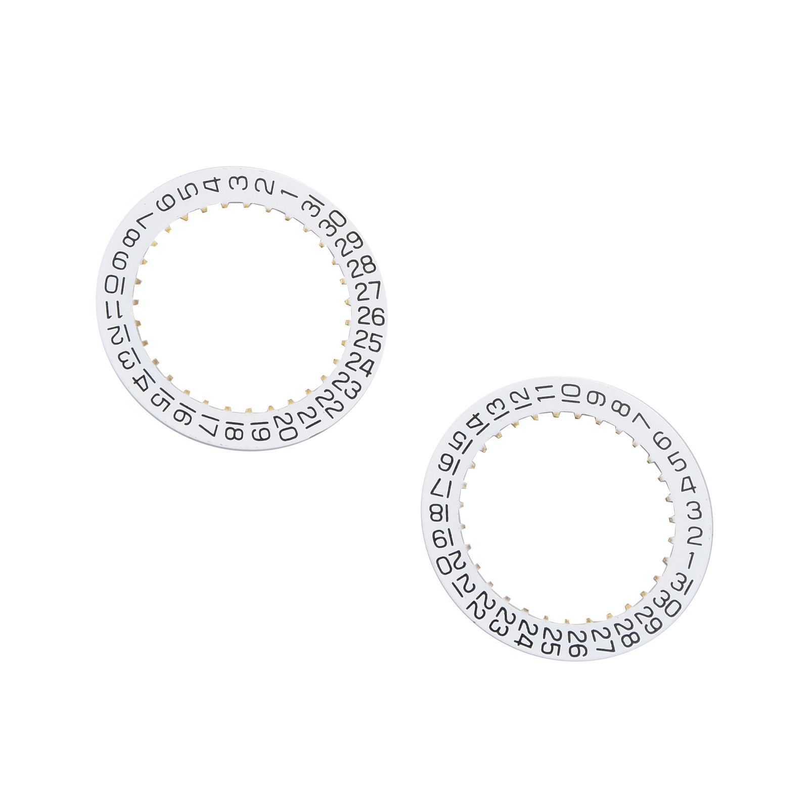 2x Date Indicator Date Wheel Disc Plate 2557 H3/H6 For ETA 2804-2 2824-2 2892A2