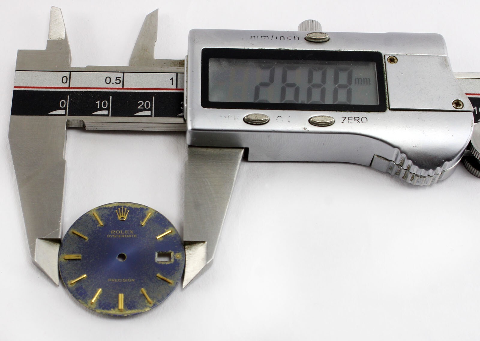 Genuine Rolex Oysterdate Precision Winding Watch Ref. 6694. Dial for spares only