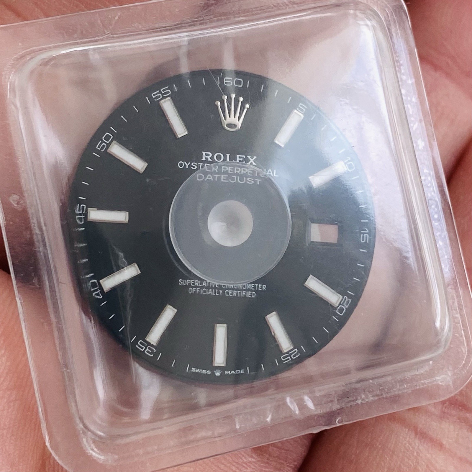 Rolex NOS Black Dial For Datejust 41mm Model Ref 126300 & 126334