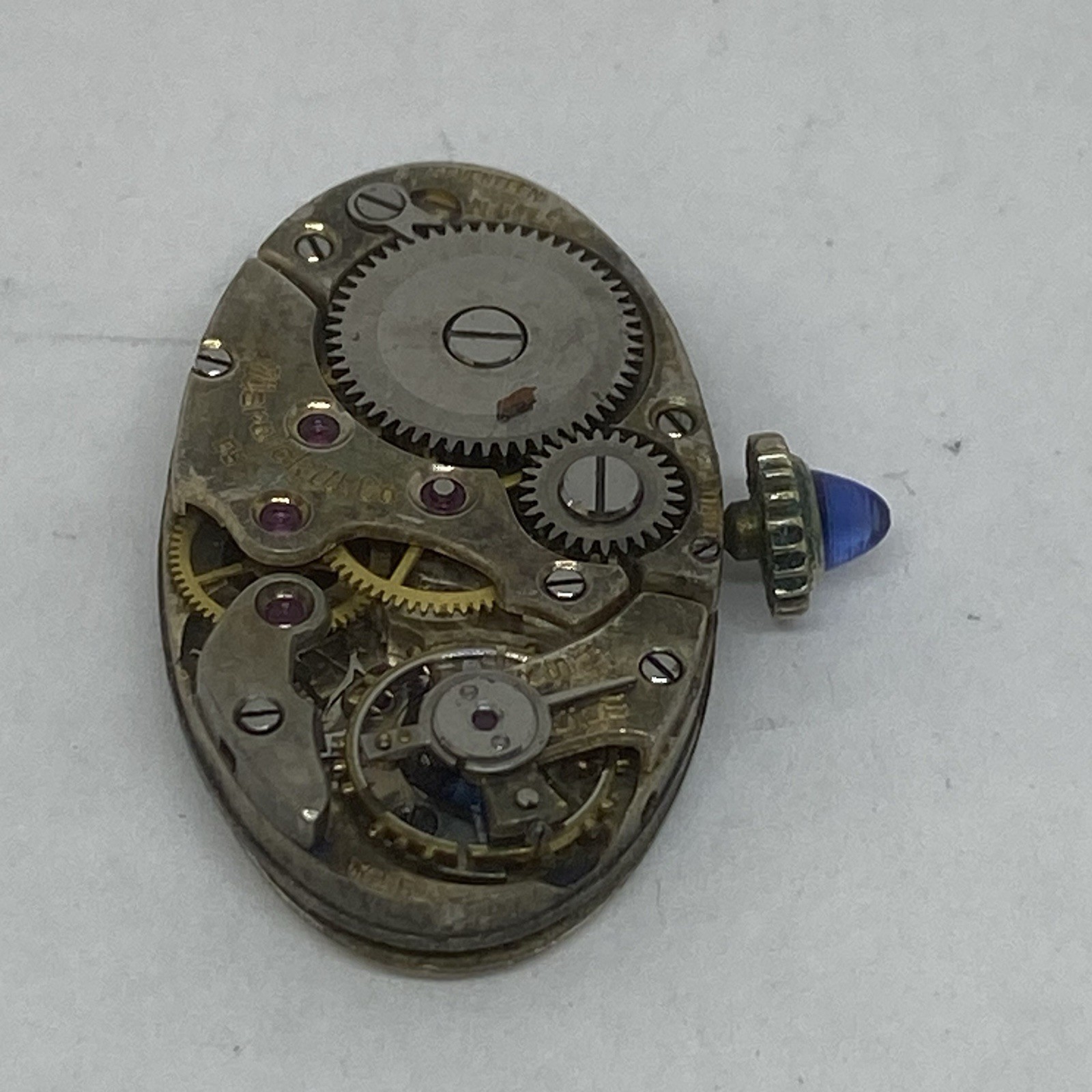 Warwick Watch Movement Manual Wind Good Balance Cal. 225 17 jewels -6.5 W/ Dial