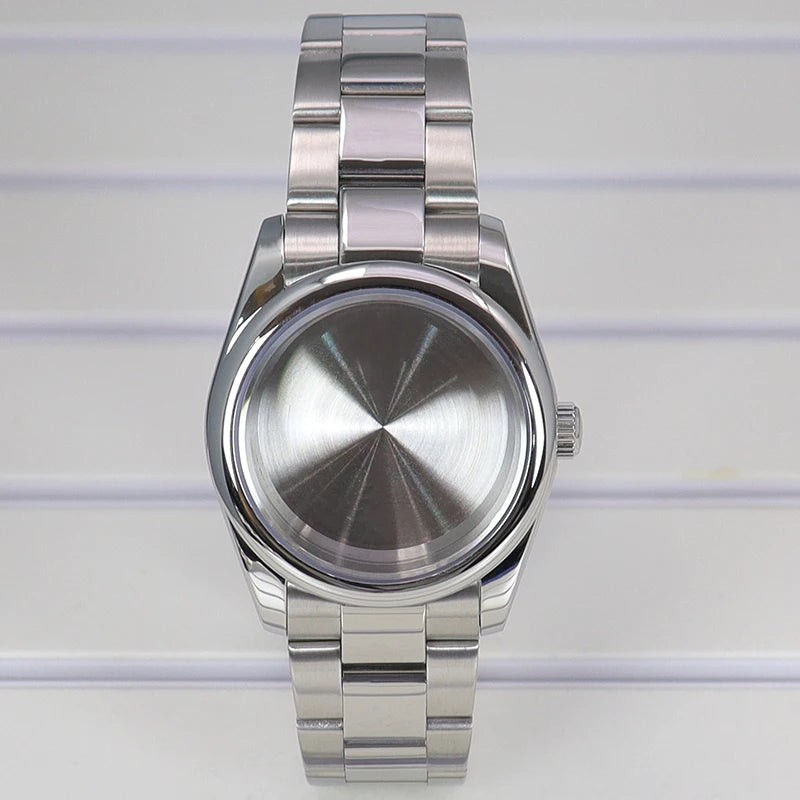 36/39mm Fluted Bezel Cases For SK DJ Air King Fit NH35 NH36 NH34 NH38 Miyota8215