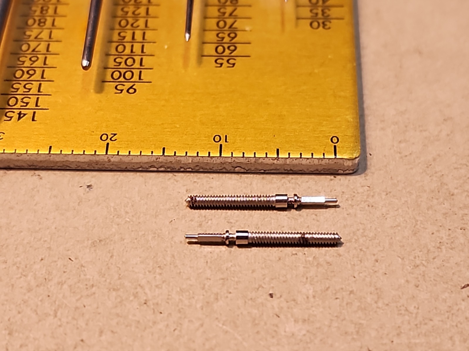 Lot Of 2 NOS Bulova 8 AH Tap 9 Winding Stems Setting Stems Parts Spares