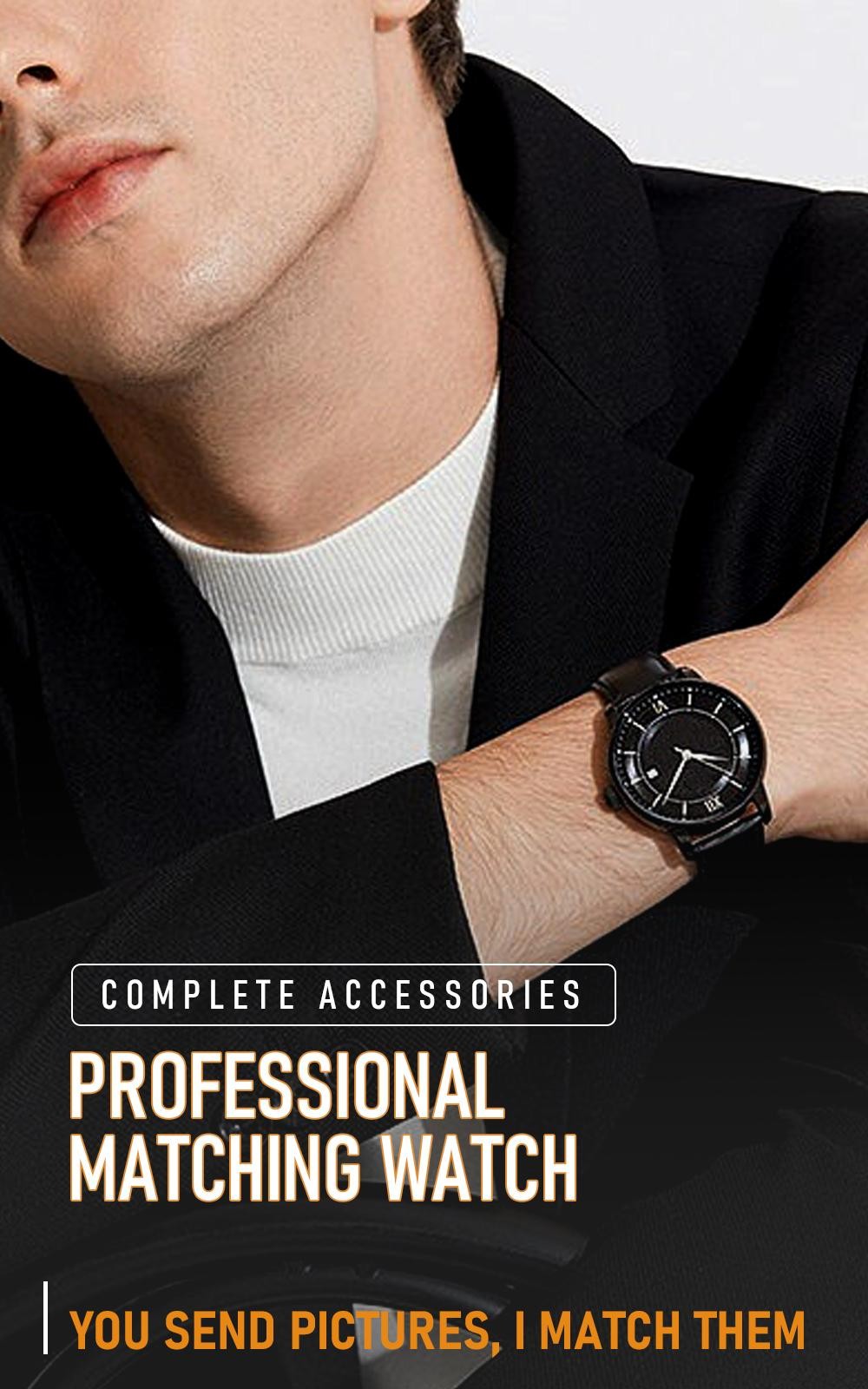 39.7mm Metal Watch Case Fit VK63 Movement Men Watch Parts for 20mm Strap
