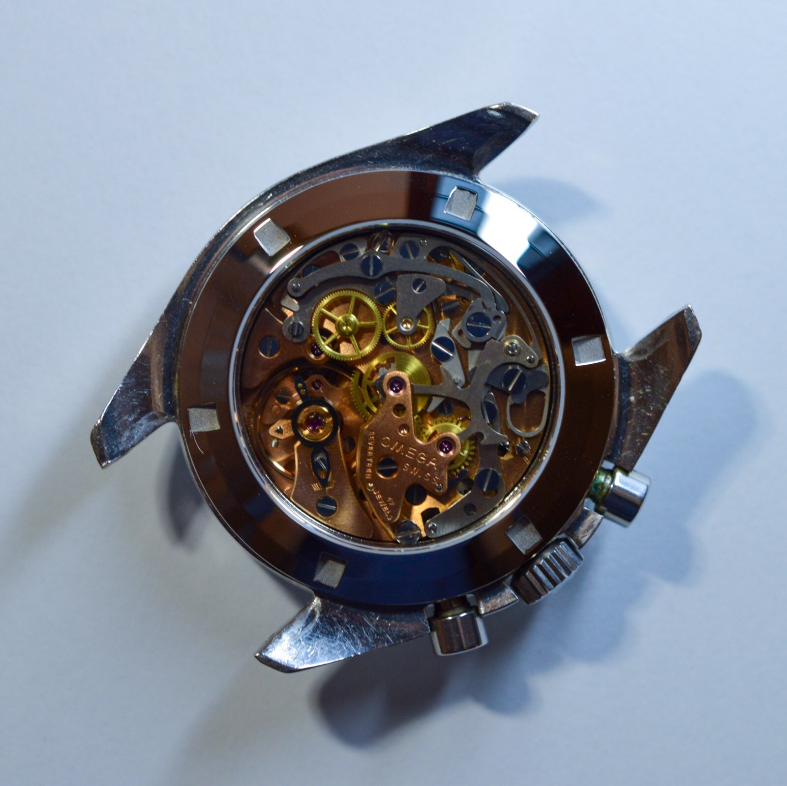 Sapphire Exhibition Caseback for the Omega Speedmaster