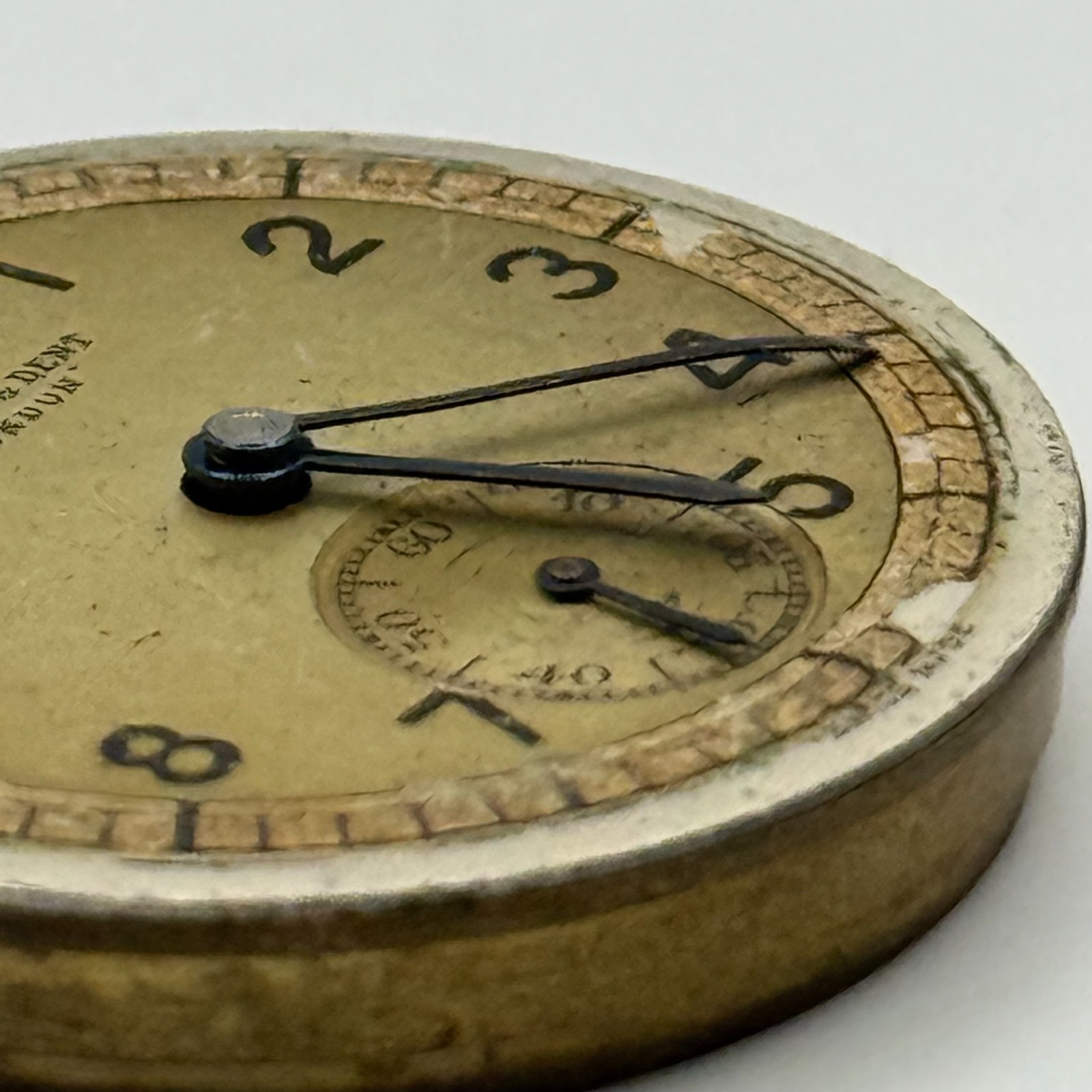 Kendal & Dent London Watch Movement 17 Jewels Manual Wind Vintage Parts 27mm