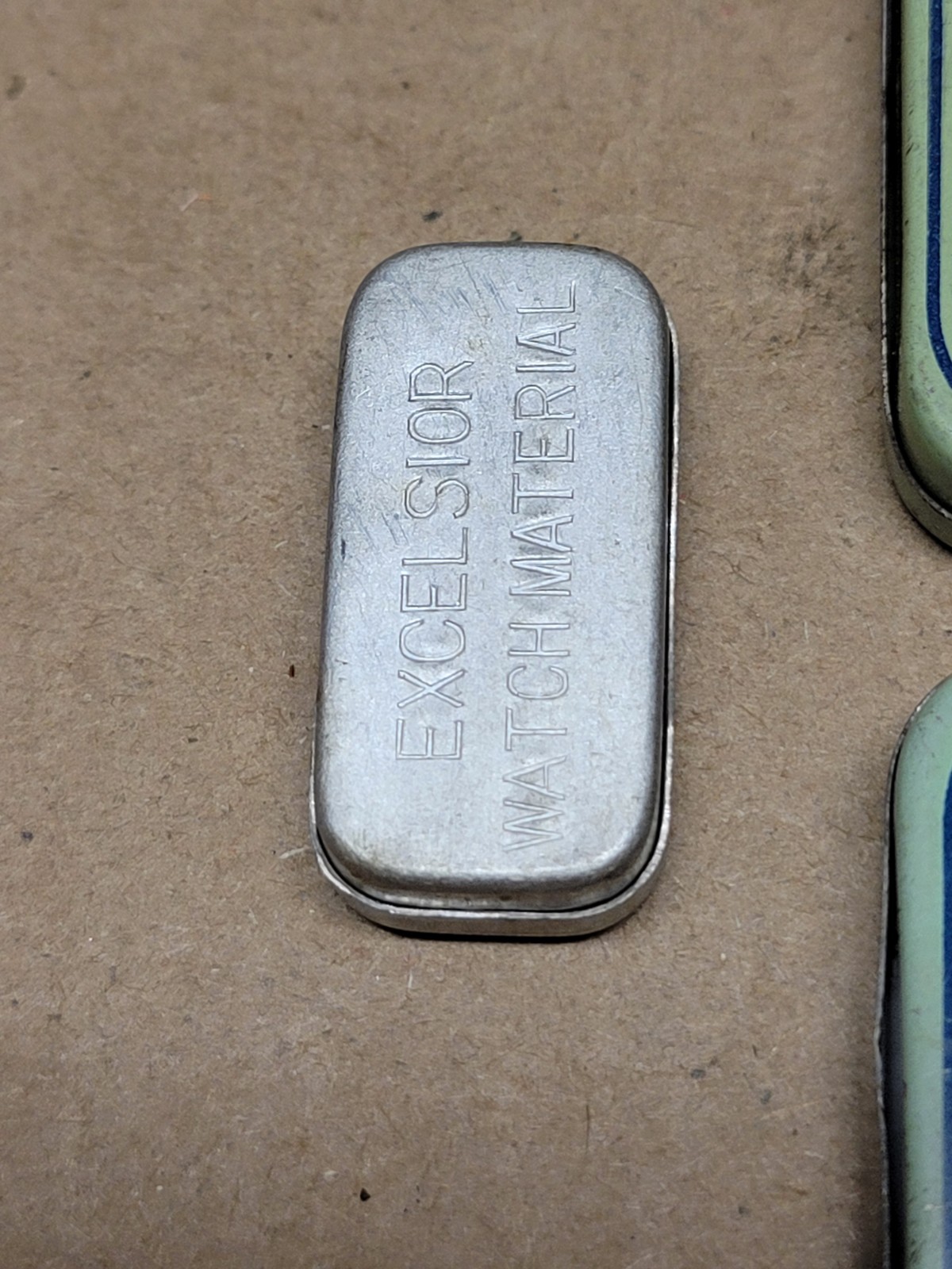 4 International Dial Co Watchmaker Small Parts Storage Tins Metal Tin + 2 Extra