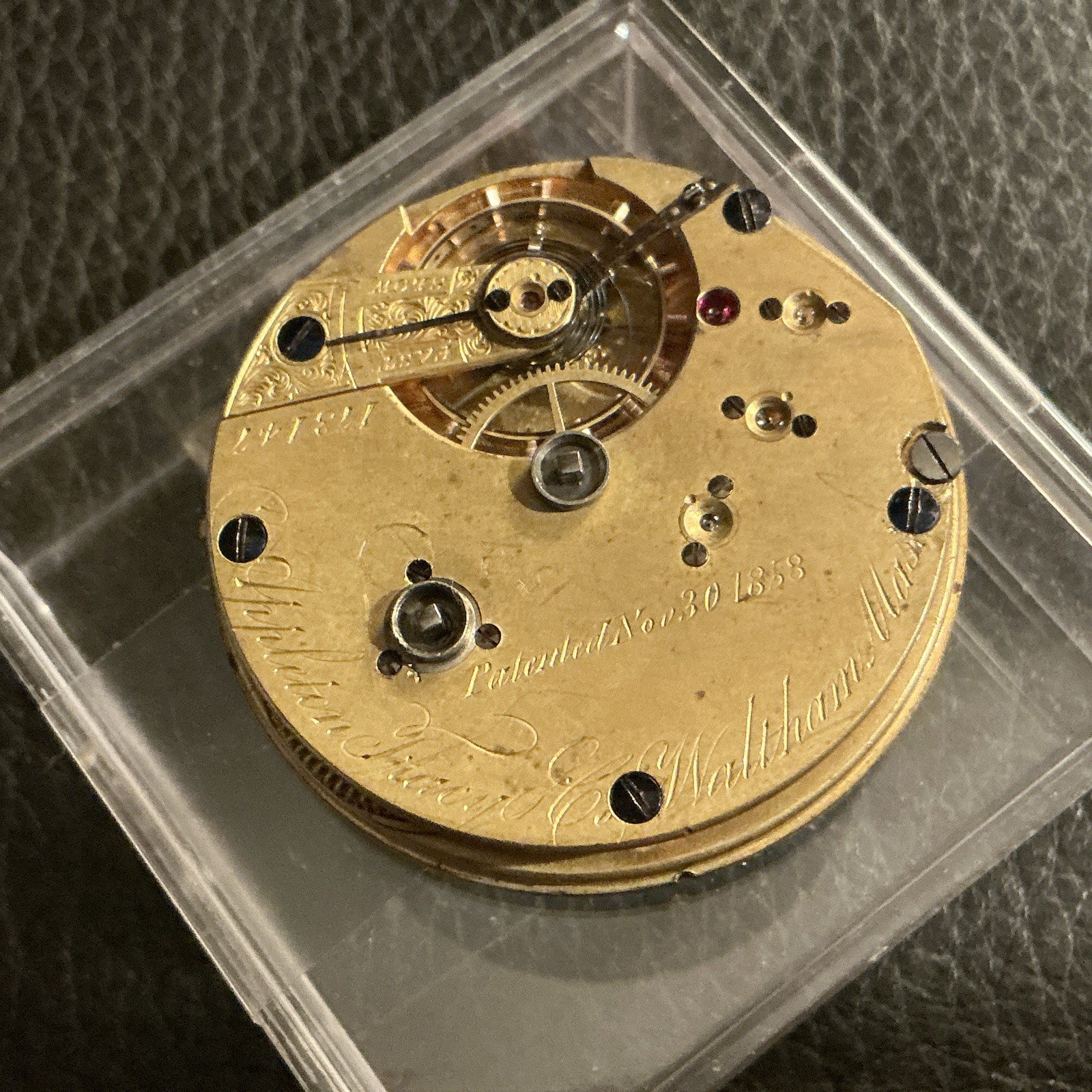 RARE AMERICAN WATCH CO., APPLETON TRACYMODEL 1861, 10S 15J, MADE 1866, WORKS!