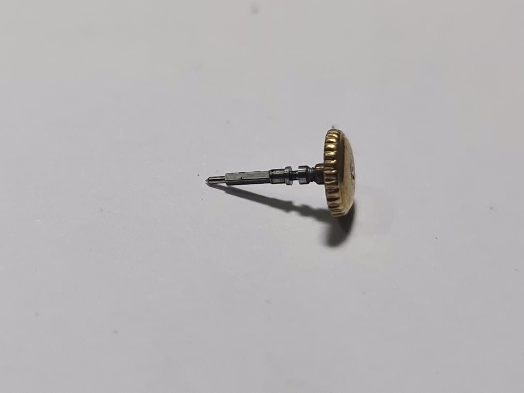GENUINE SET CROWN STEM SEIKO SUPER NIVAFLEX S10180 SQUARE SEIKOSHA 14K GOLDFILL