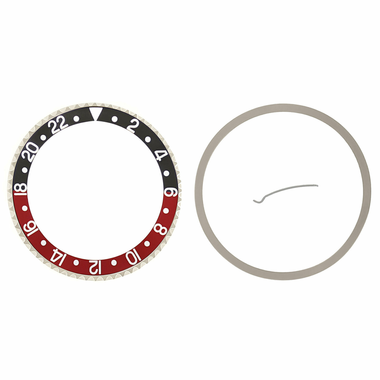 Bezel & Insert Kit For Rolex GMT Master 2 16700, 16710, 16760 Black Red Coke