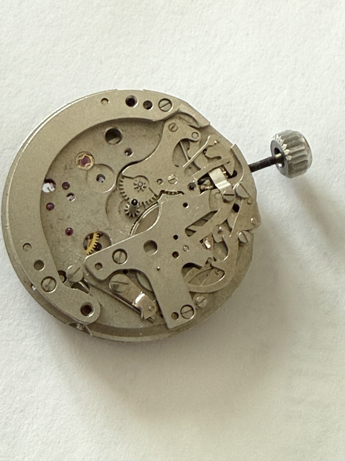 Vintage Wakmann Valjoux 7736 Manual Chronograph movement working perfect