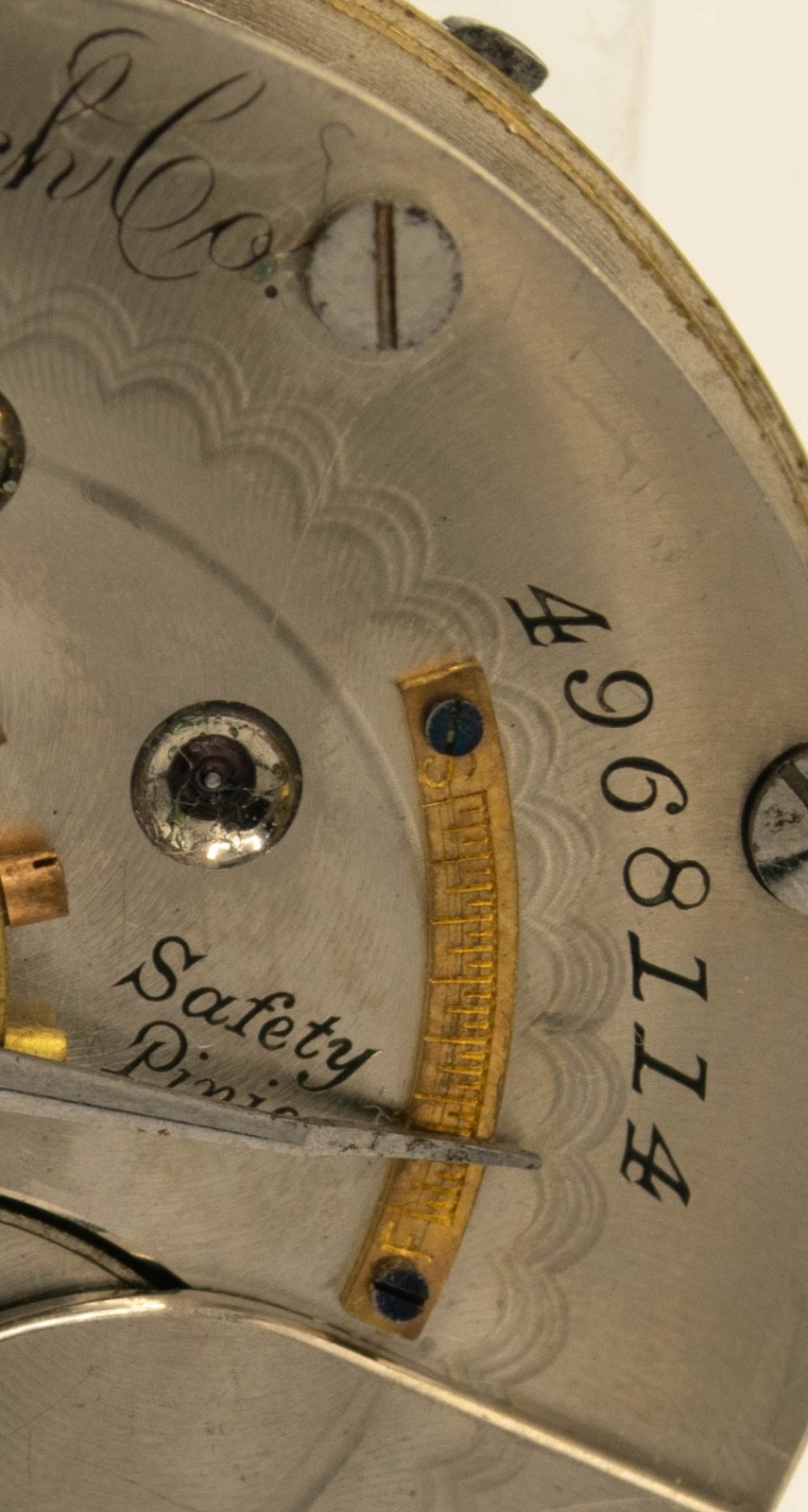 Elgin Grade 102 18s Hunting Pocket Watch Movement & Dial Parts Repair