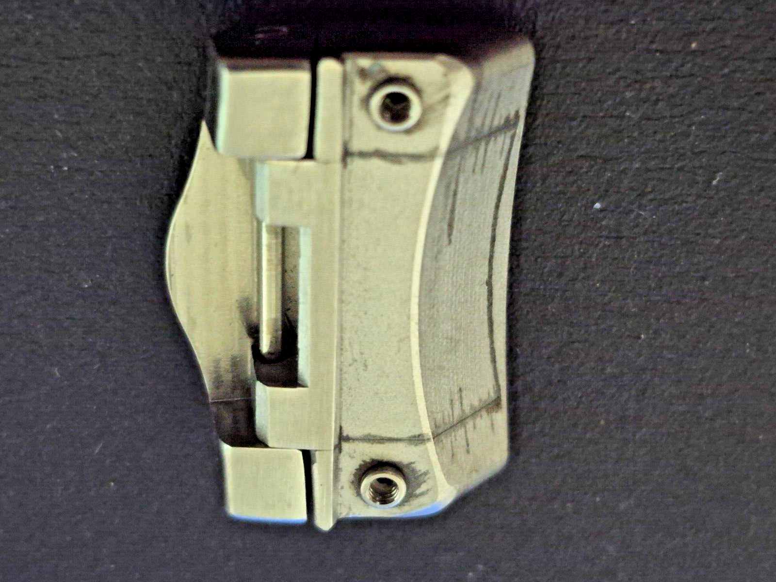 EBEL CLASSIC WAVE BAND BRACELET END LINK STEEL for 22mm wide case lug