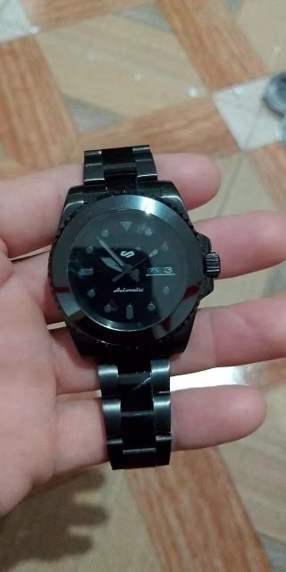30.5-38mm Ceramic Bezel Inserts Wordless Polished For 40mm Watch Case Mods