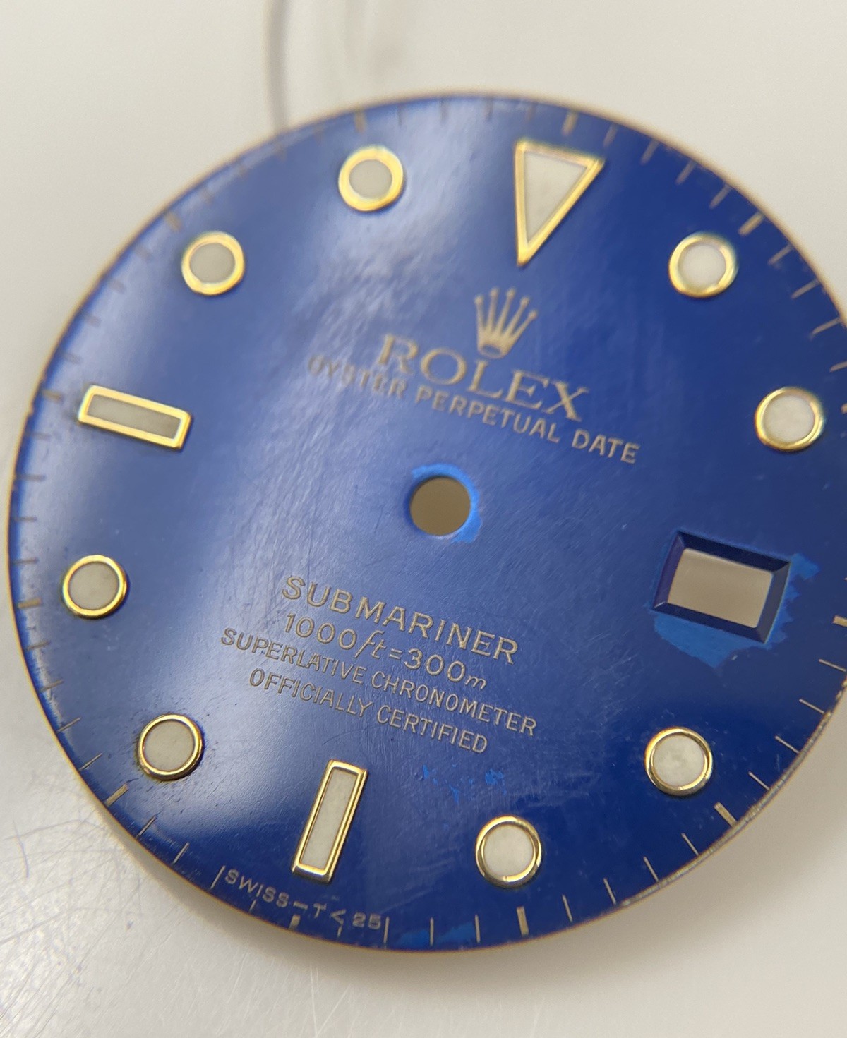 Genuine Rolex Submariner 16613 16618 16808 Cal. 3035/3135 Blue Tritium Dial