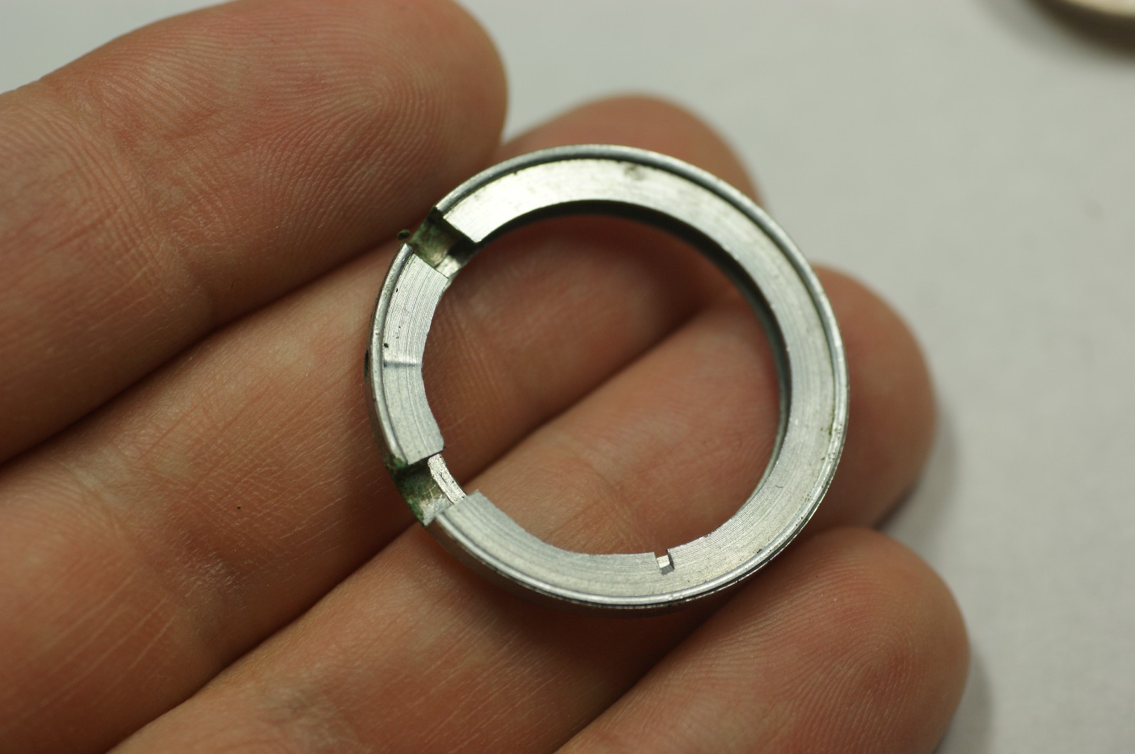 Movado Triple Date Calendar Cal. 475 Movement RUNS w/ Dial Crown Parts