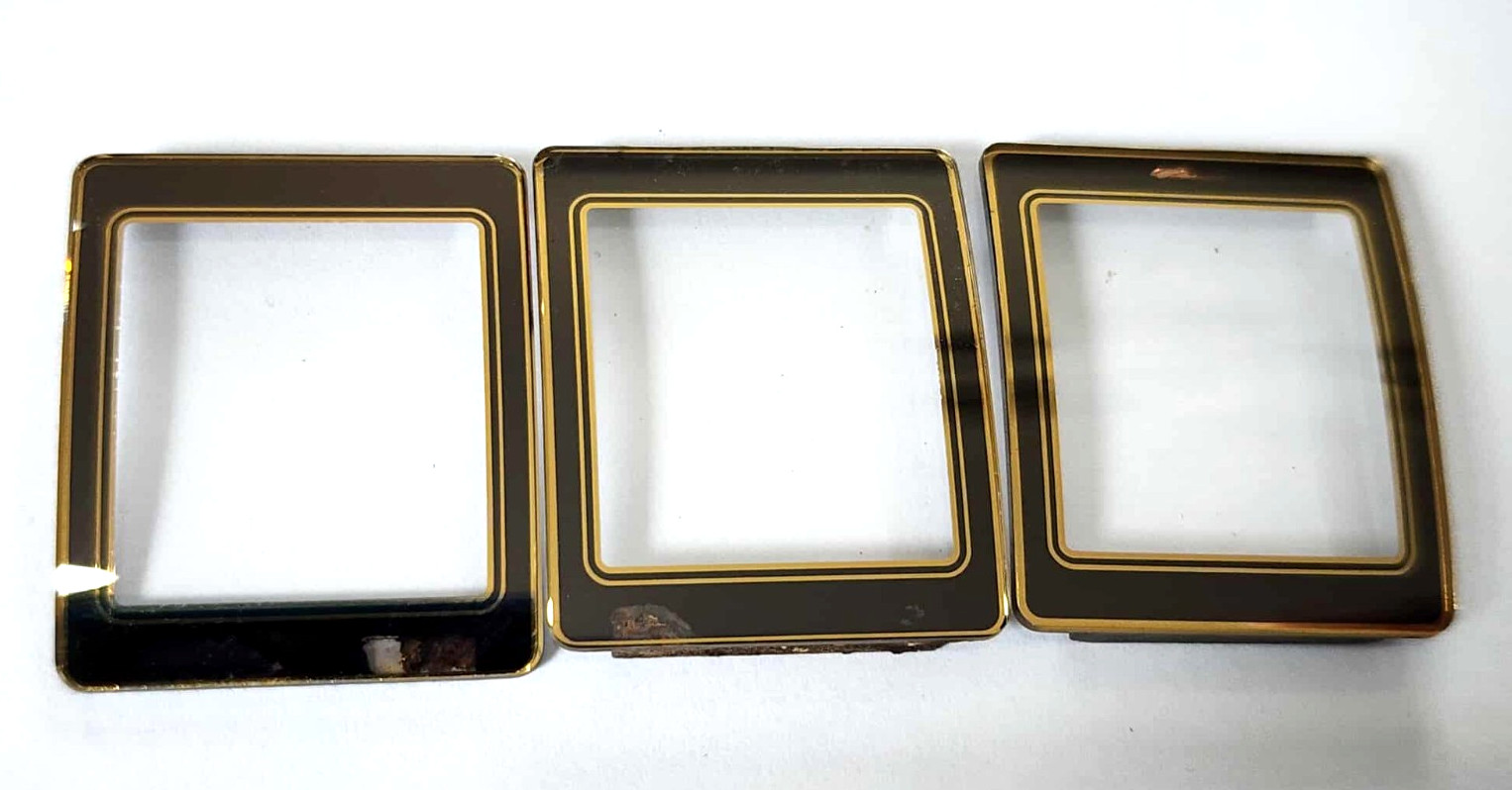 LOT 3 of ORIGINAL CRYSTAL RADO DIASTAR Ceramic Ceramica defect 35