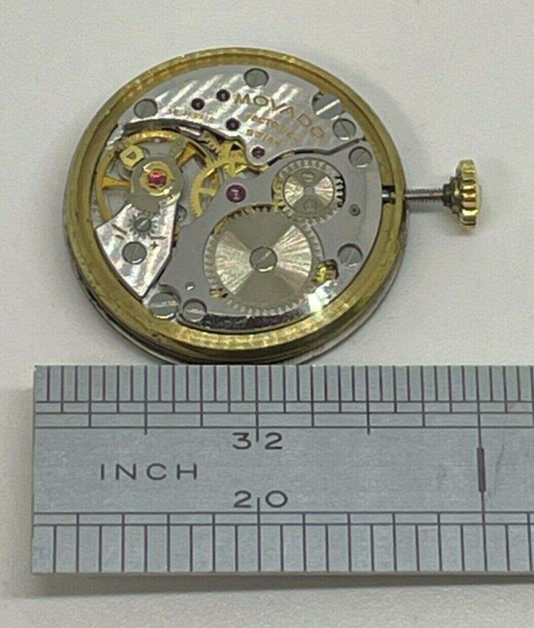 MOVADO MOVEMENT TIGERS EYE DIAL Swiss 19 Jewels