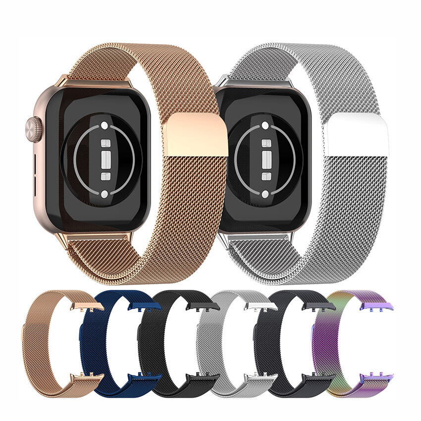 Metal Strap Bracelet For Honor Watch 5 Smart Watch Magnetic Milanese Loop Band