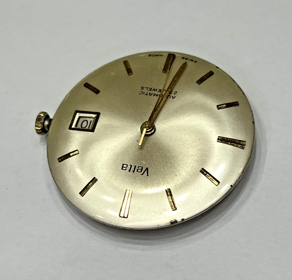 Vetta Dial & Movement Automatic Eta 2472 / 472 Date 23 Jewels Swiss Made Running
