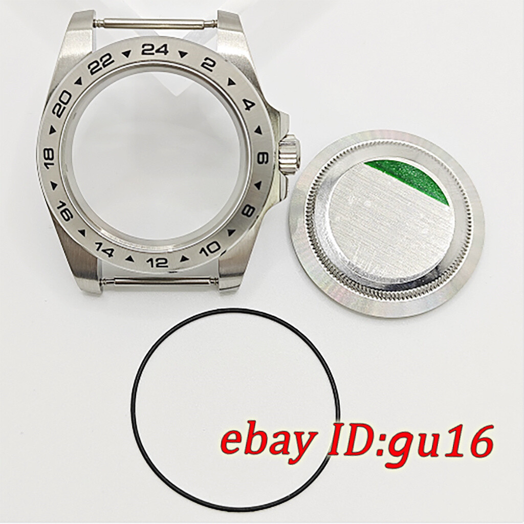 39mm Sapphire glass Watch case fit NH35 NH36 PT5000 2836 Miyota 8215 821A
