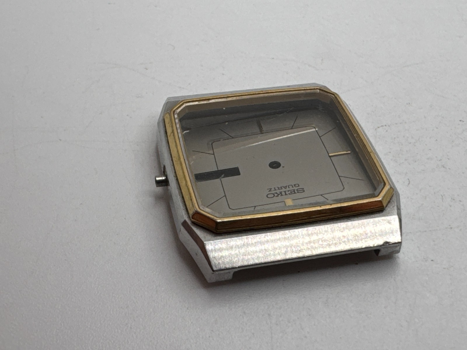Vintage Men’s Seiko 6533-5039 Two Tone Watch Case ONLY