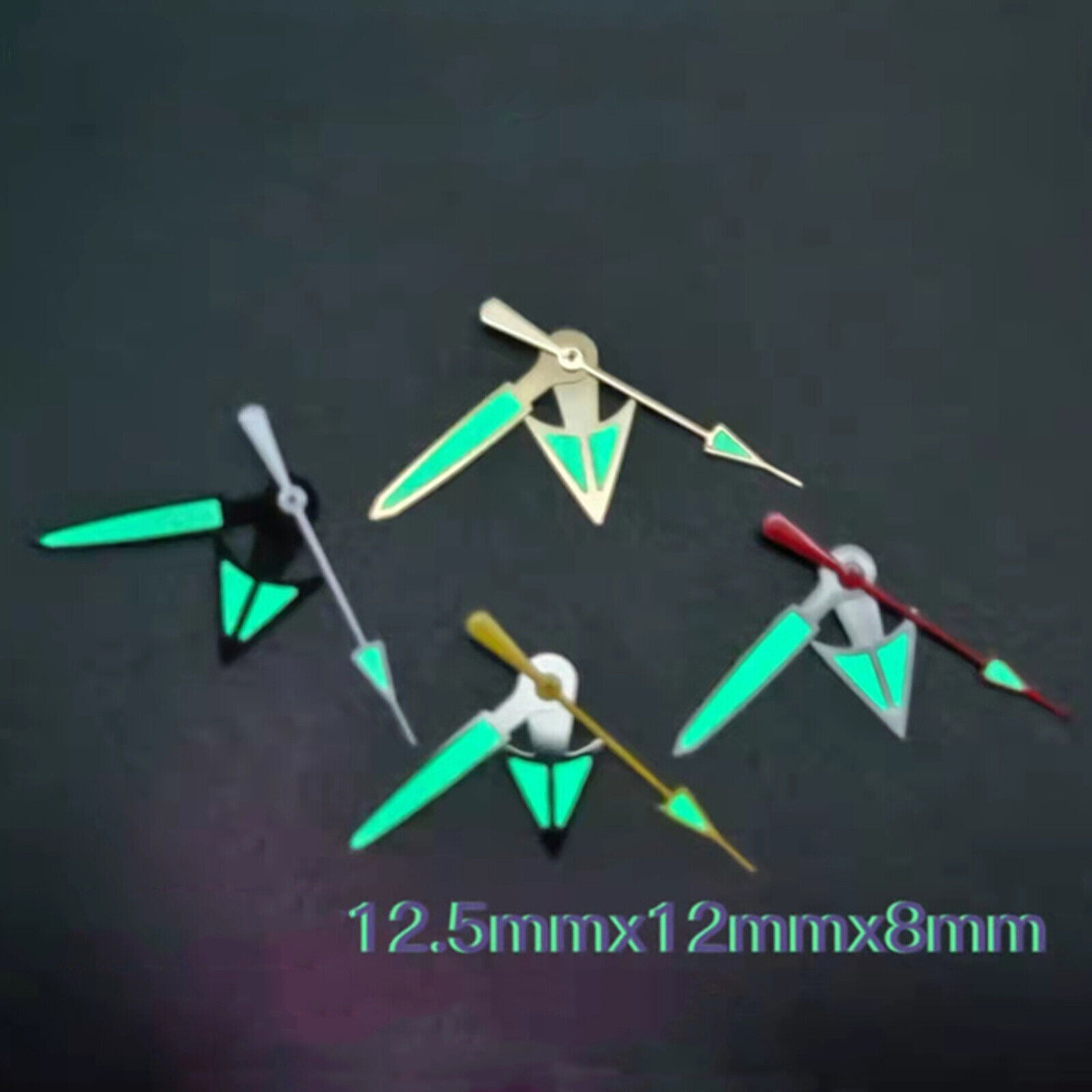 Watch Hands C3 Strong Green Luminous Watch Pointer for NH35/NH36/4R36/4R35