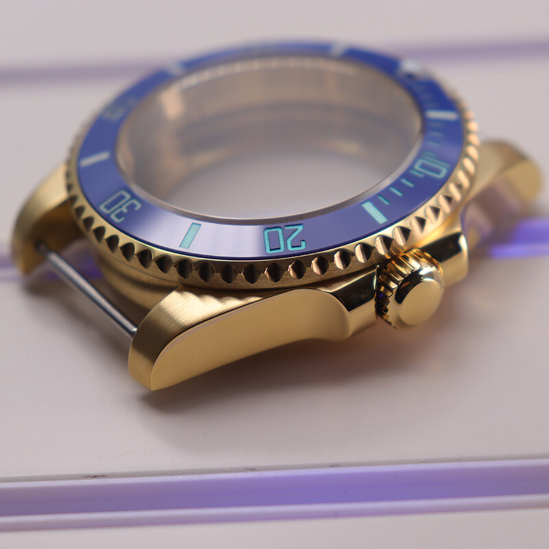 40mm Diving Watch Case C3 Luminous Bezel For Seiko NH35 NH34 NH36 Movement 8215