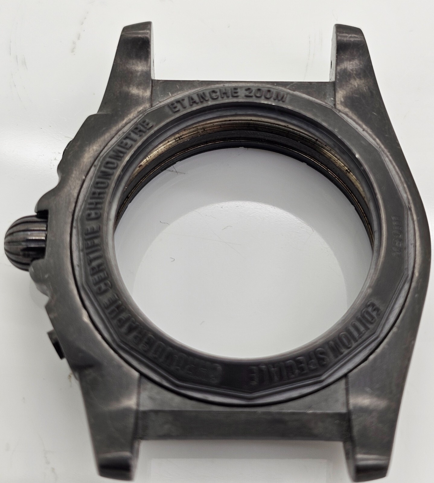 Original Breitling Chronomat 44 mm B01 Black Steel mb0111 Automatic Chronograph