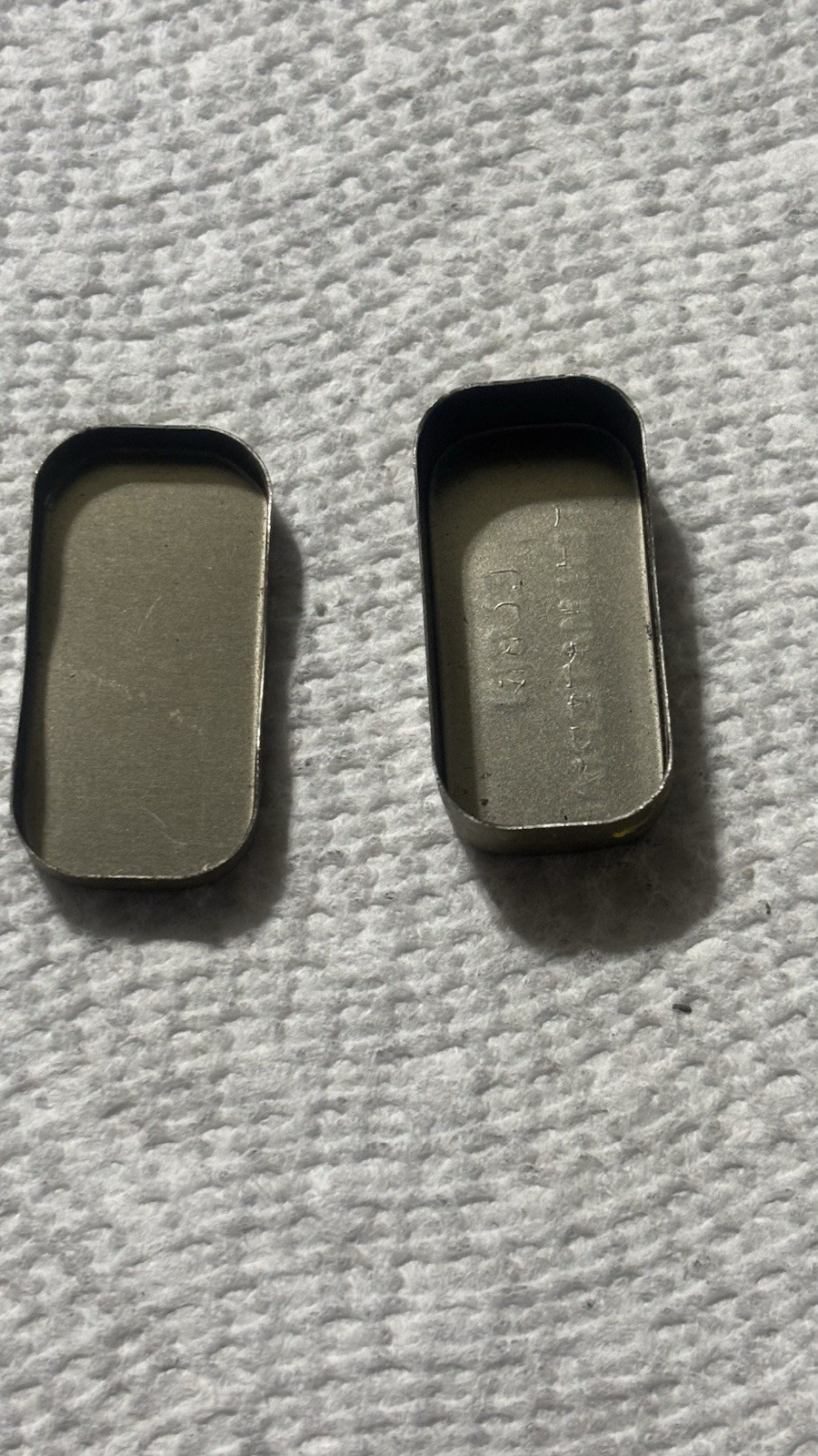 3-Collectible Vintage Watch Mini Part Tins Marked Elgin Watch Materials